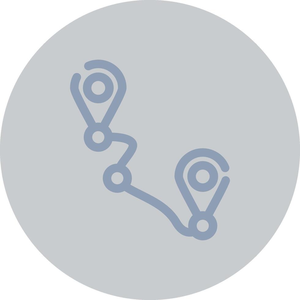 Tracking Creative Icon Design vector