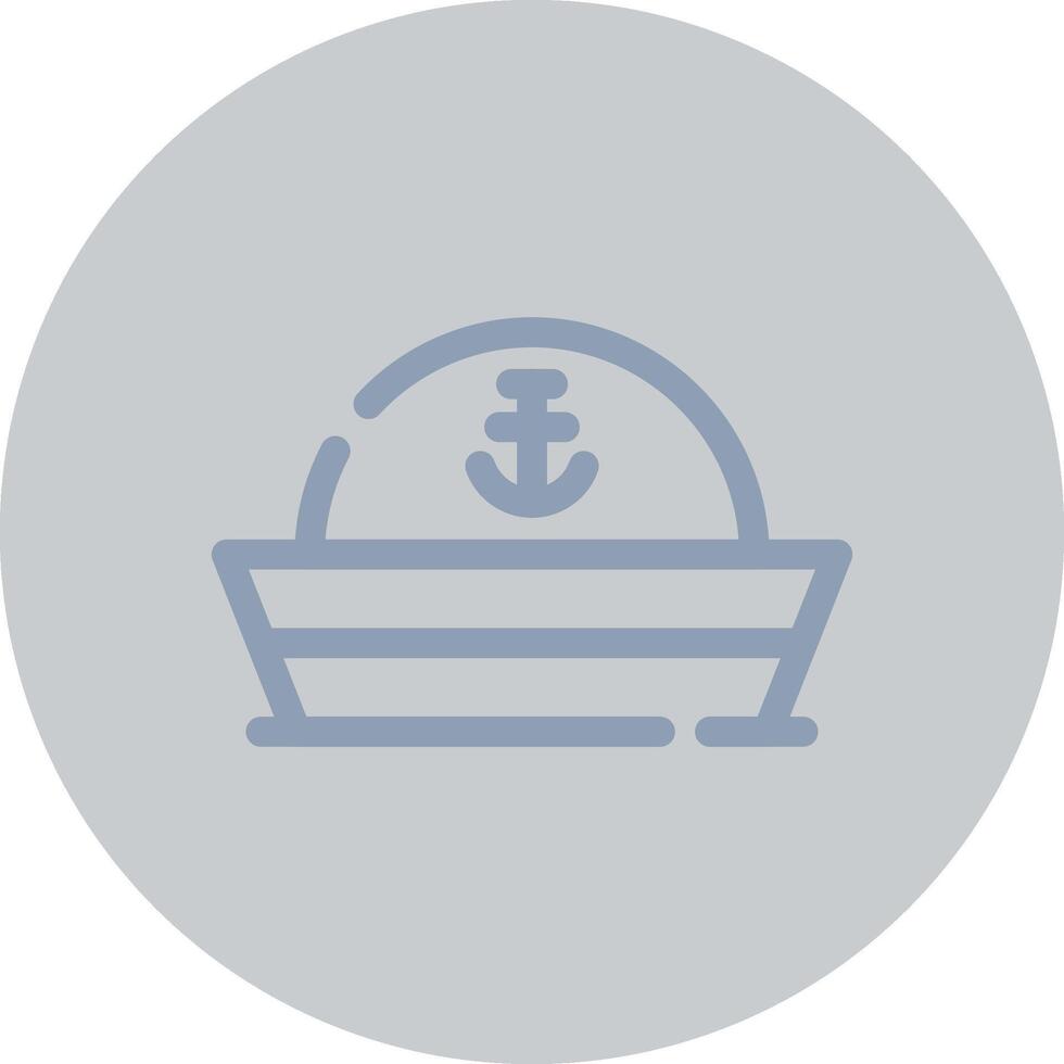 Sailor Hat Creative Icon Design vector