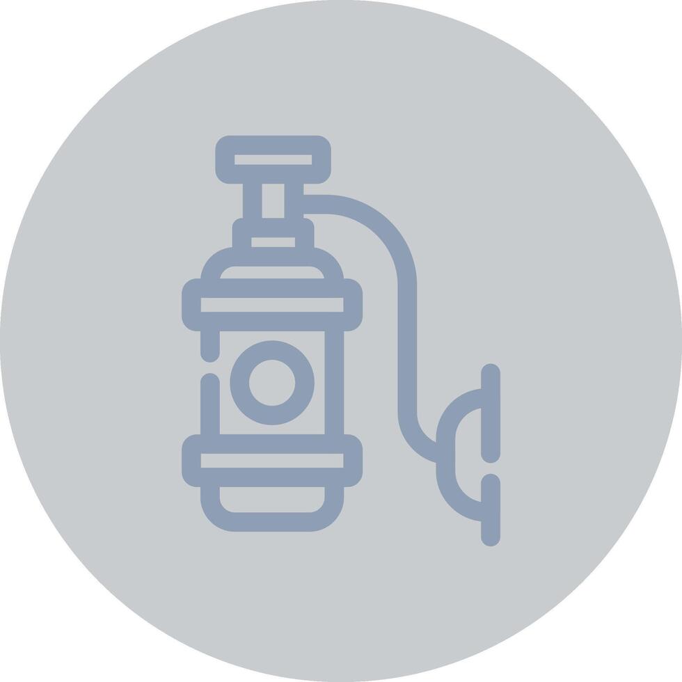 Oxygen Tank Creative Icon Design vector