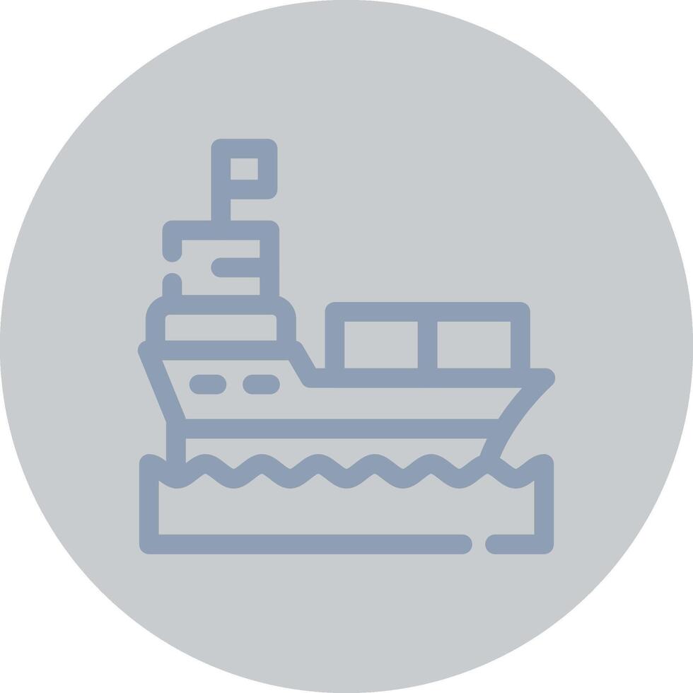 Ship Creative Icon Design vector