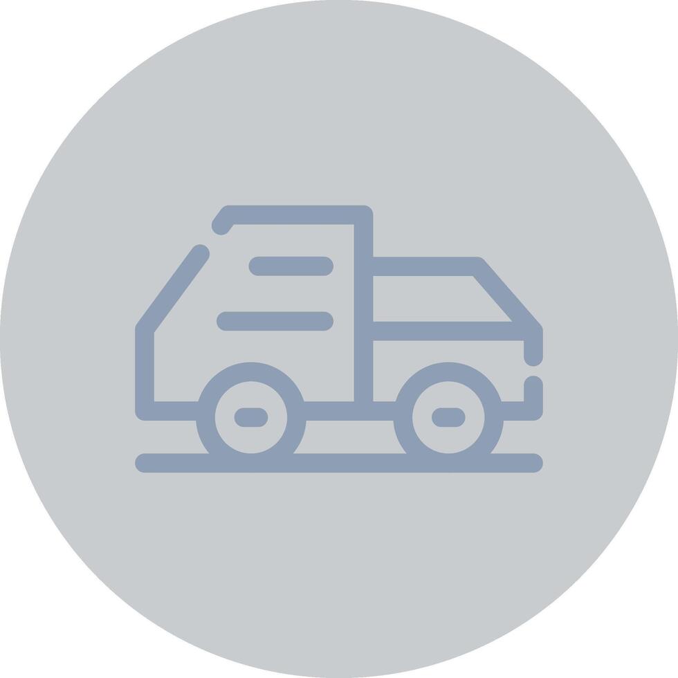 Garbage Truck Creative Icon Design vector