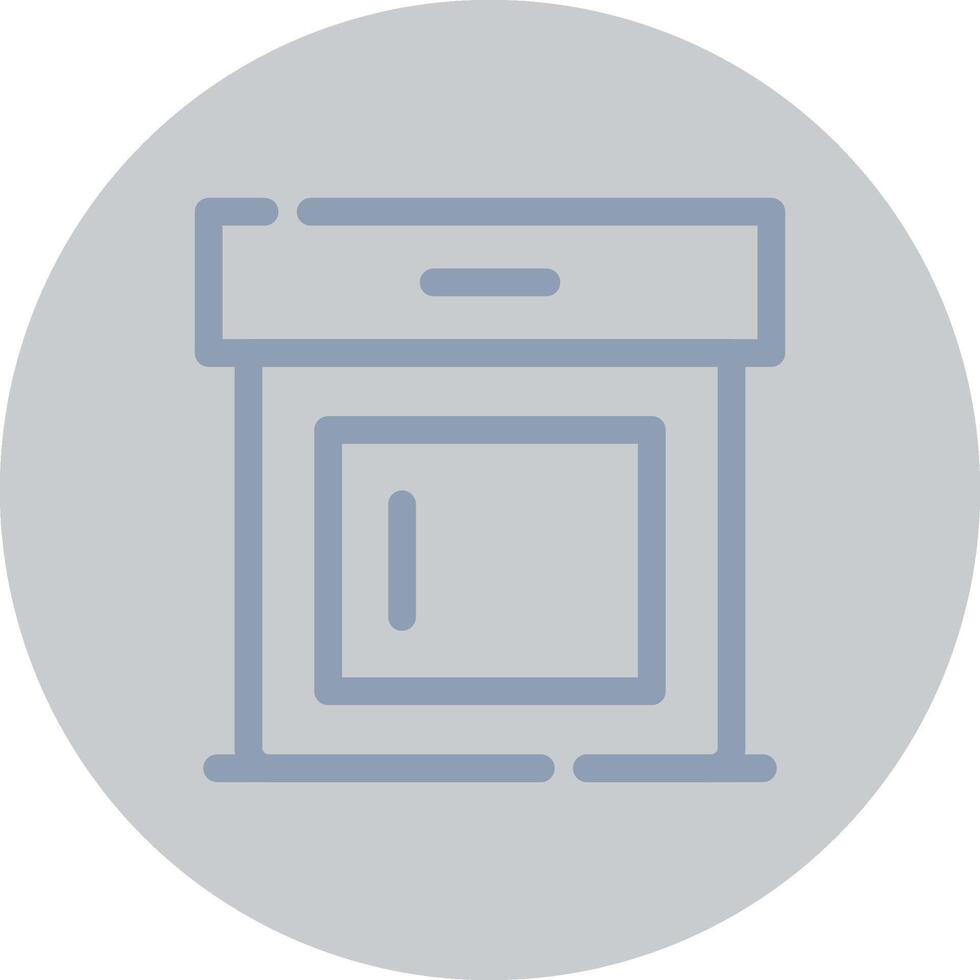 Cabinet Creative Icon Design vector