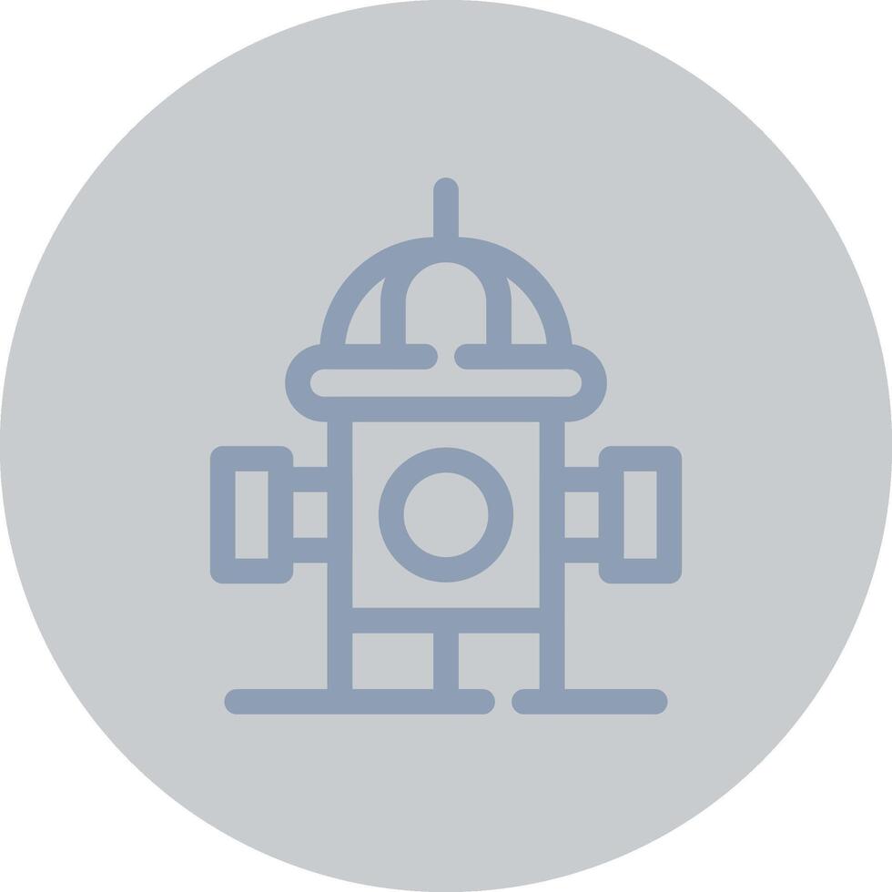 Fire Hydrant Creative Icon Design vector