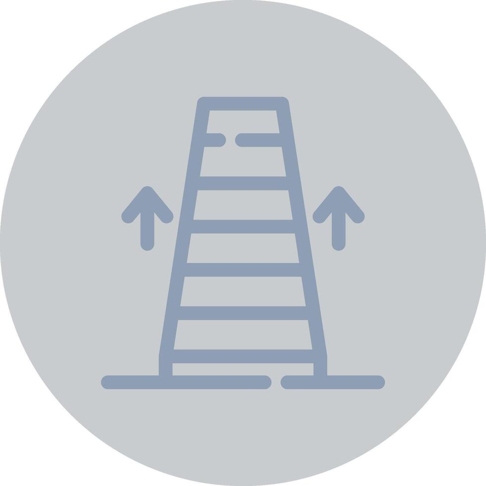 Escalator Creative Icon Design vector