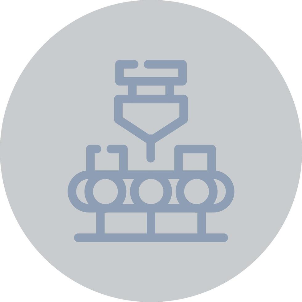 Conveyor Belt Creative Icon Design vector