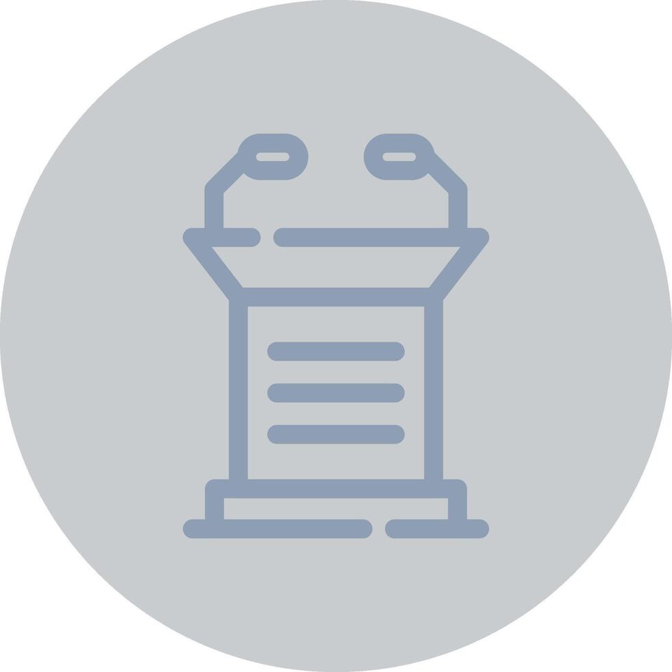 Lectern Creative Icon Design vector
