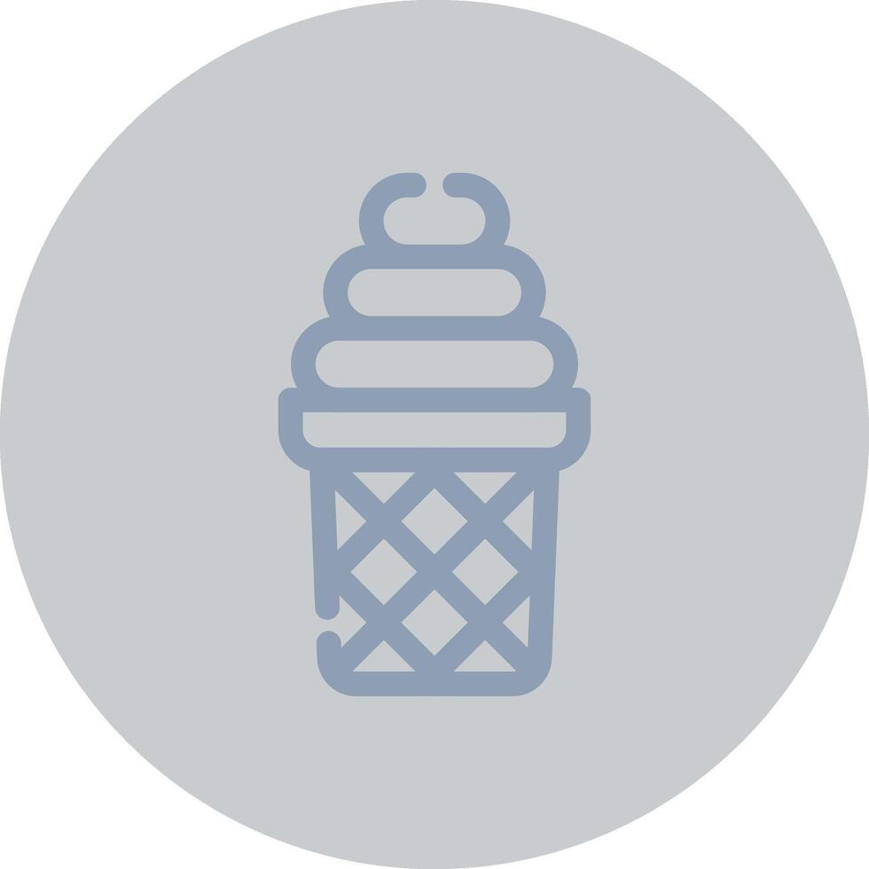 Ice Cream Creative Icon Design vector