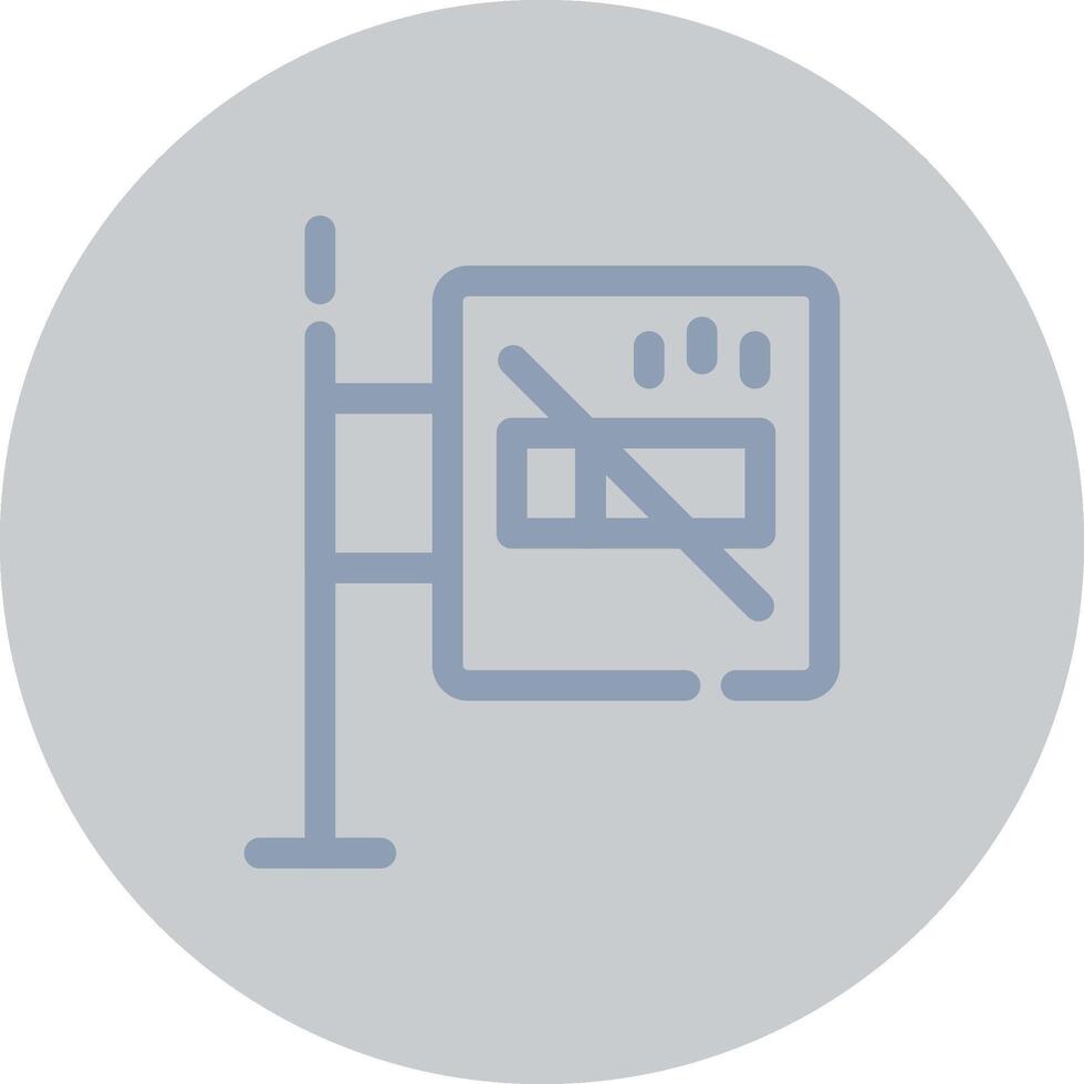 No Smoking Creative Icon Design vector