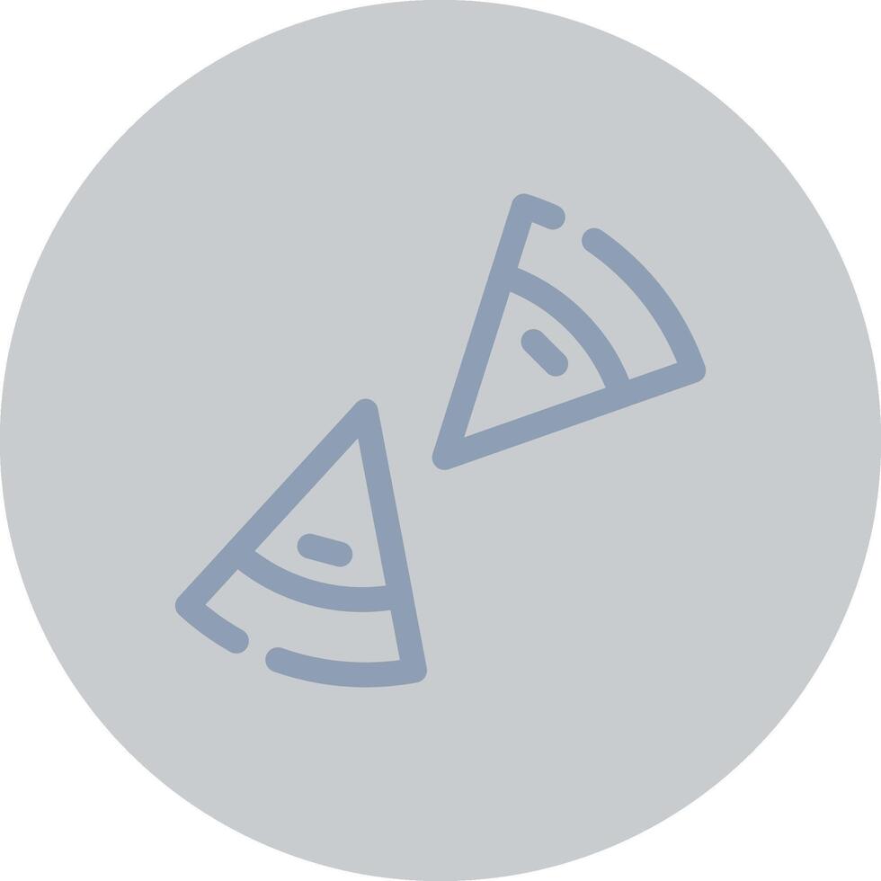 Pizza Creative Icon Design vector
