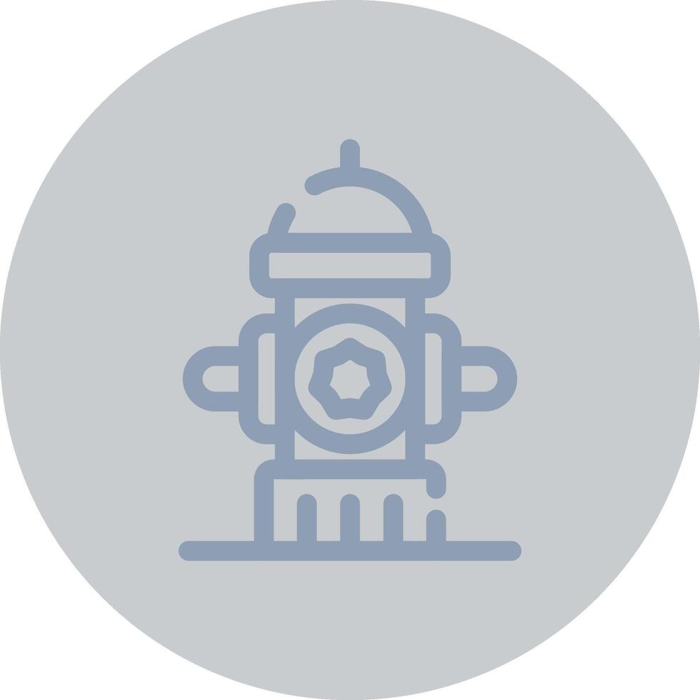 Hydrant Creative Icon Design vector