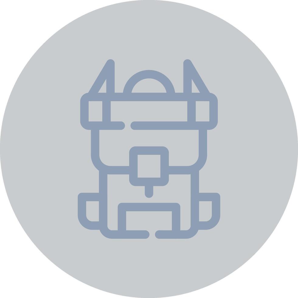 Backpack Creative Icon Design vector