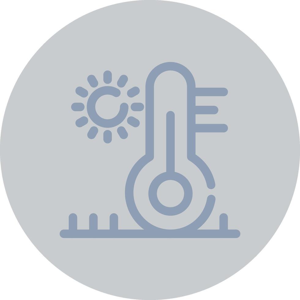 High Temperature Creative Icon Design vector