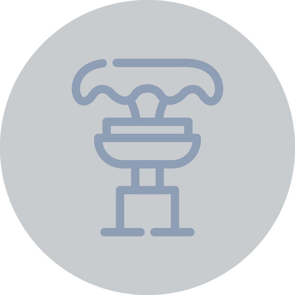 Fountain Creative Icon Design vector