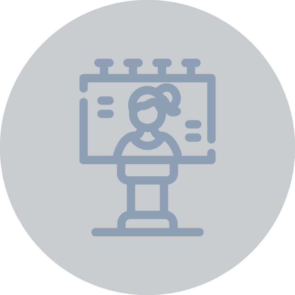 Billboard Creative Icon Design vector