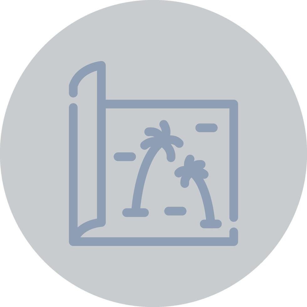 Map Creative Icon Design vector