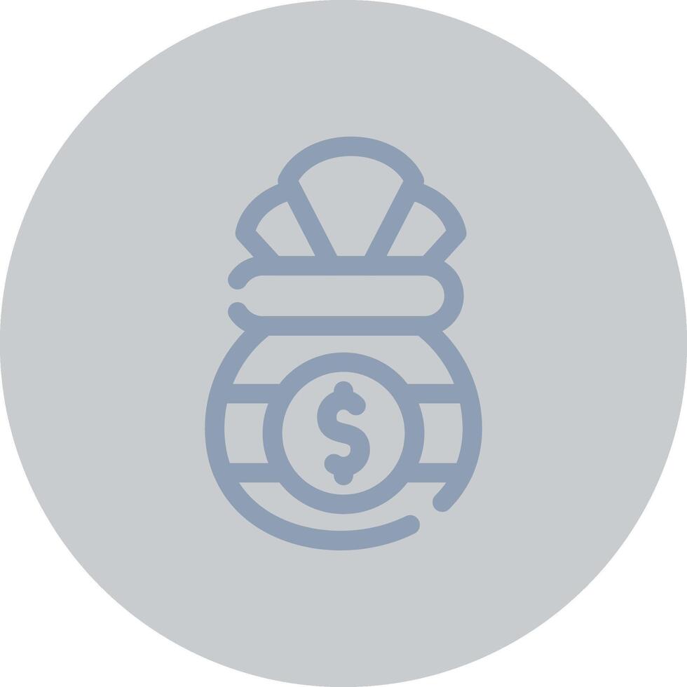 Money Bag Creative Icon Design vector