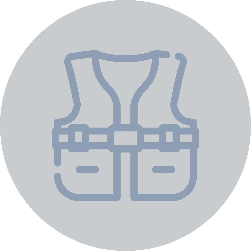 Life Jacket Creative Icon Design vector