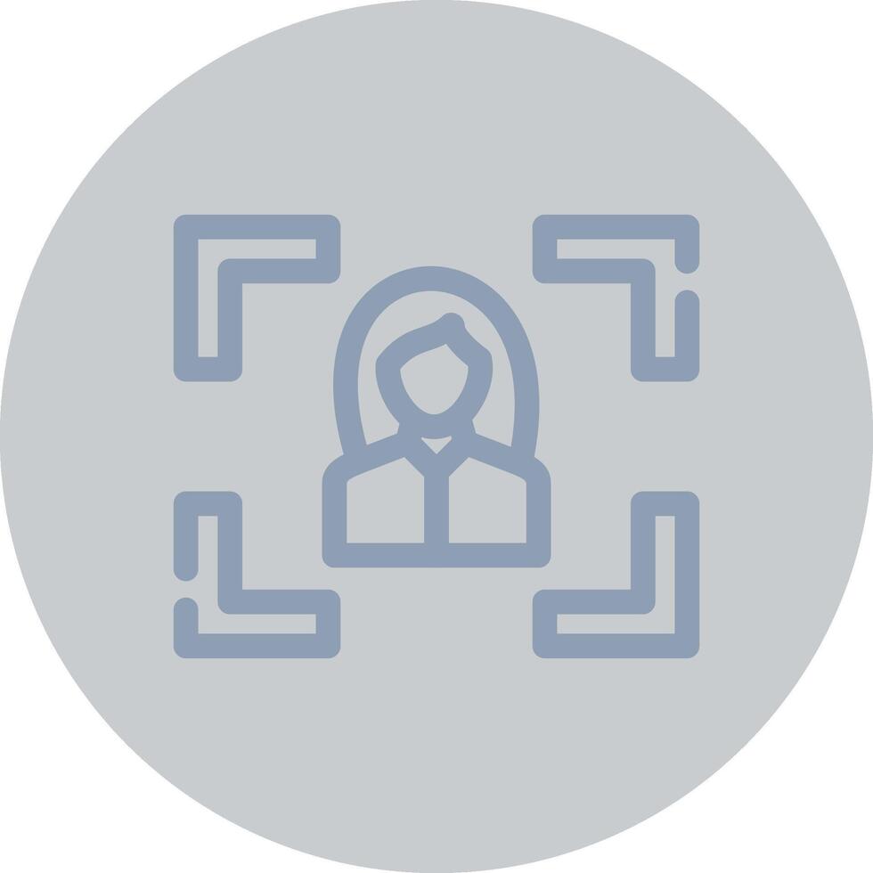 Portrait Creative Icon Design vector