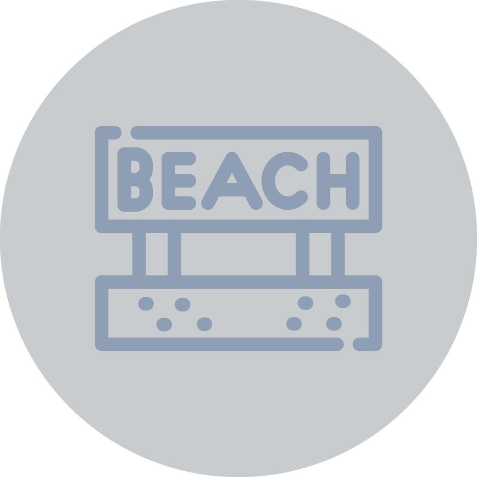 Beach Creative Icon Design vector