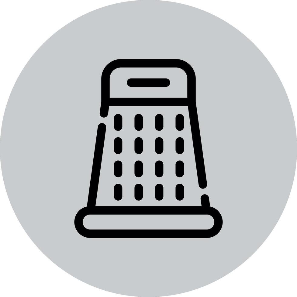 Grater Creative Icon Design vector