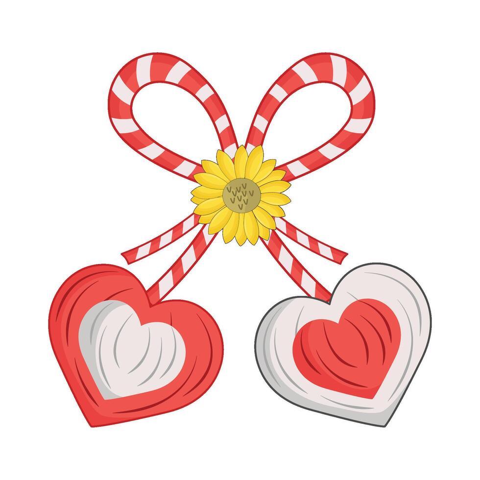 illustration of martisor vector