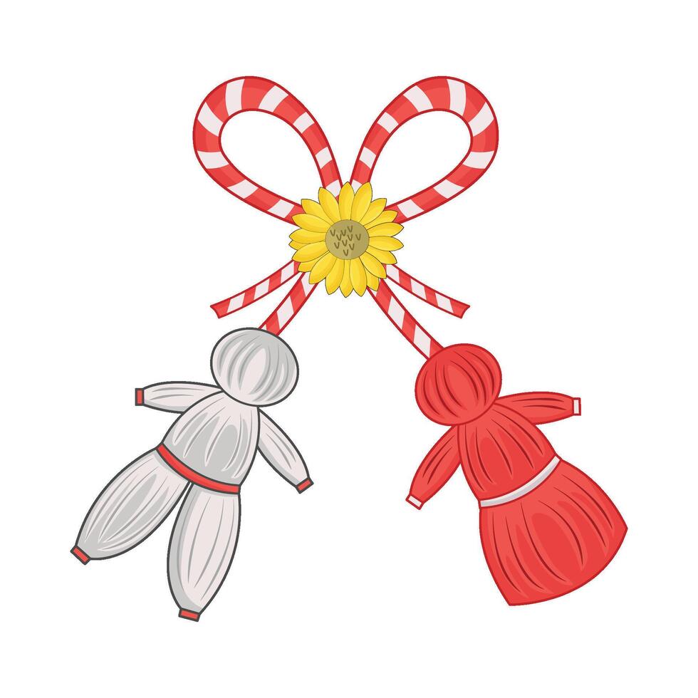 illustration of martisor vector