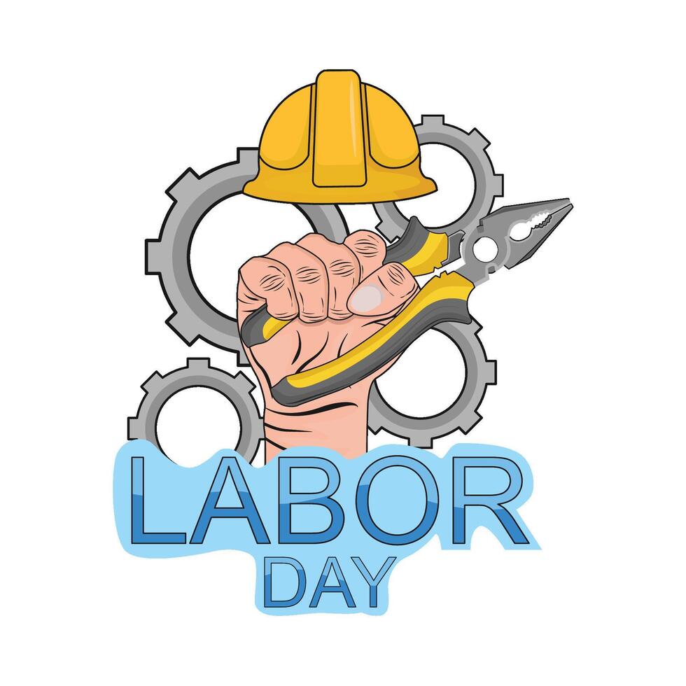 illustration of labor day vector