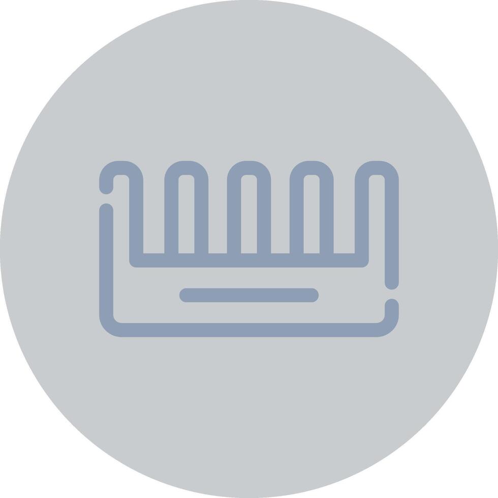 Comb Creative Icon Design vector