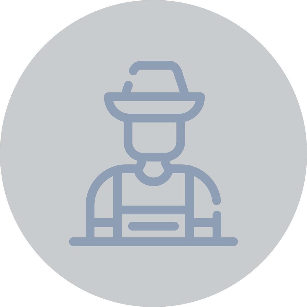 Farmer Creative Icon Design vector