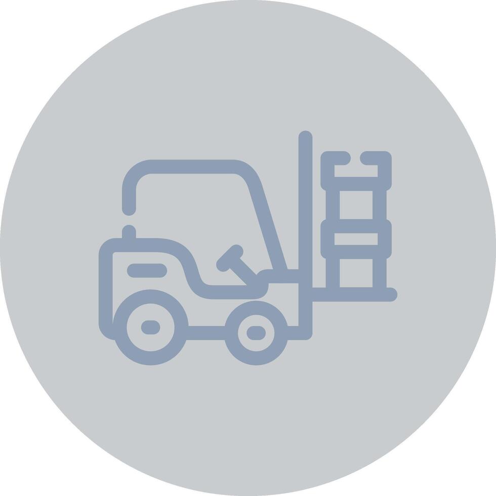 Forklift Creative Icon Design vector