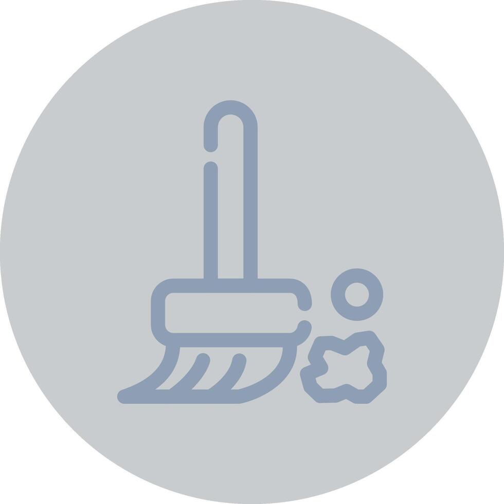 Broom Creative Icon Design vector