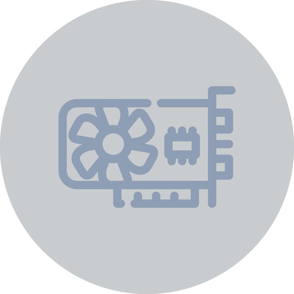 Graphic Card Creative Icon Design vector