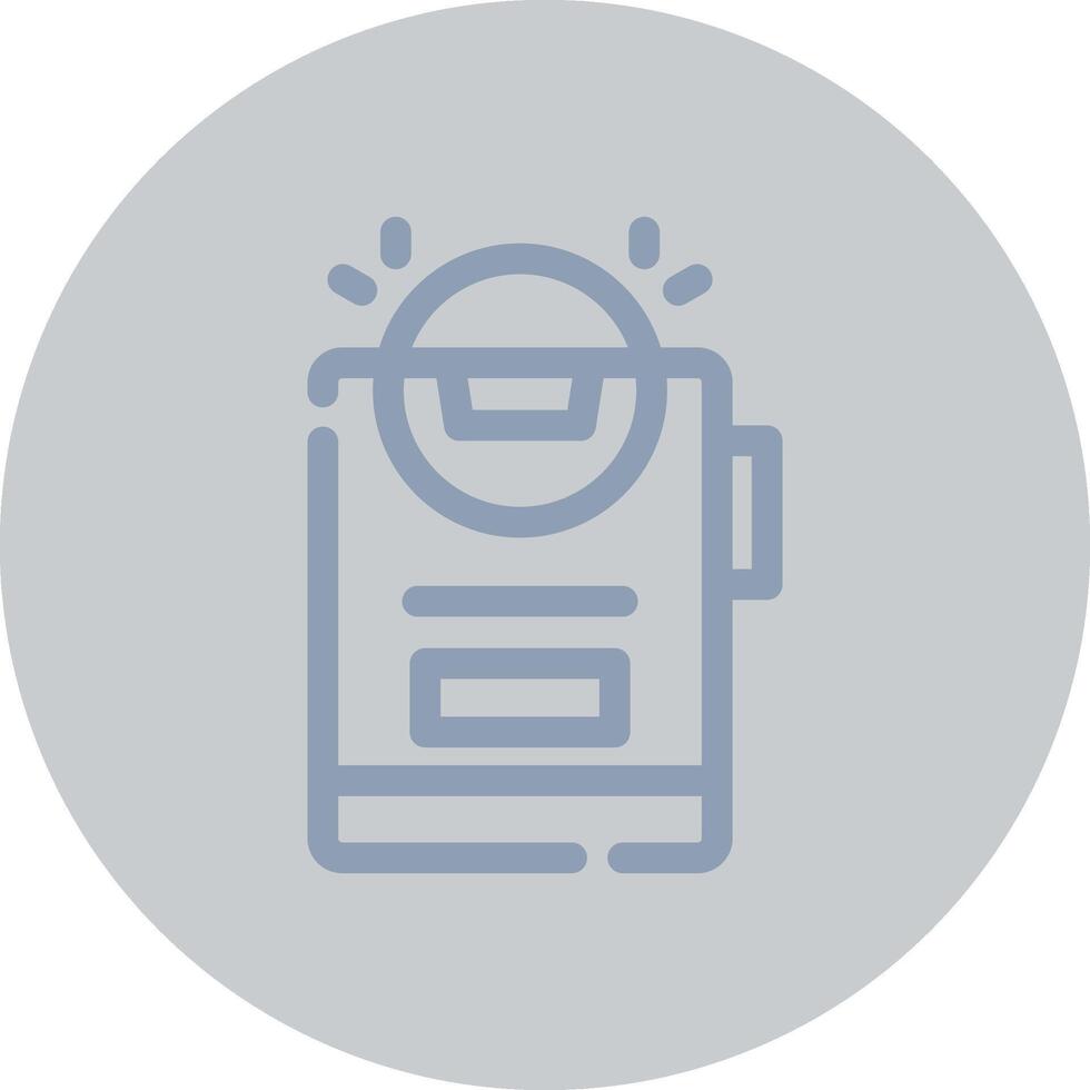 Light Creative Icon Design vector