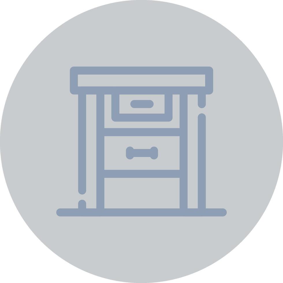 End Table Creative Icon Design vector