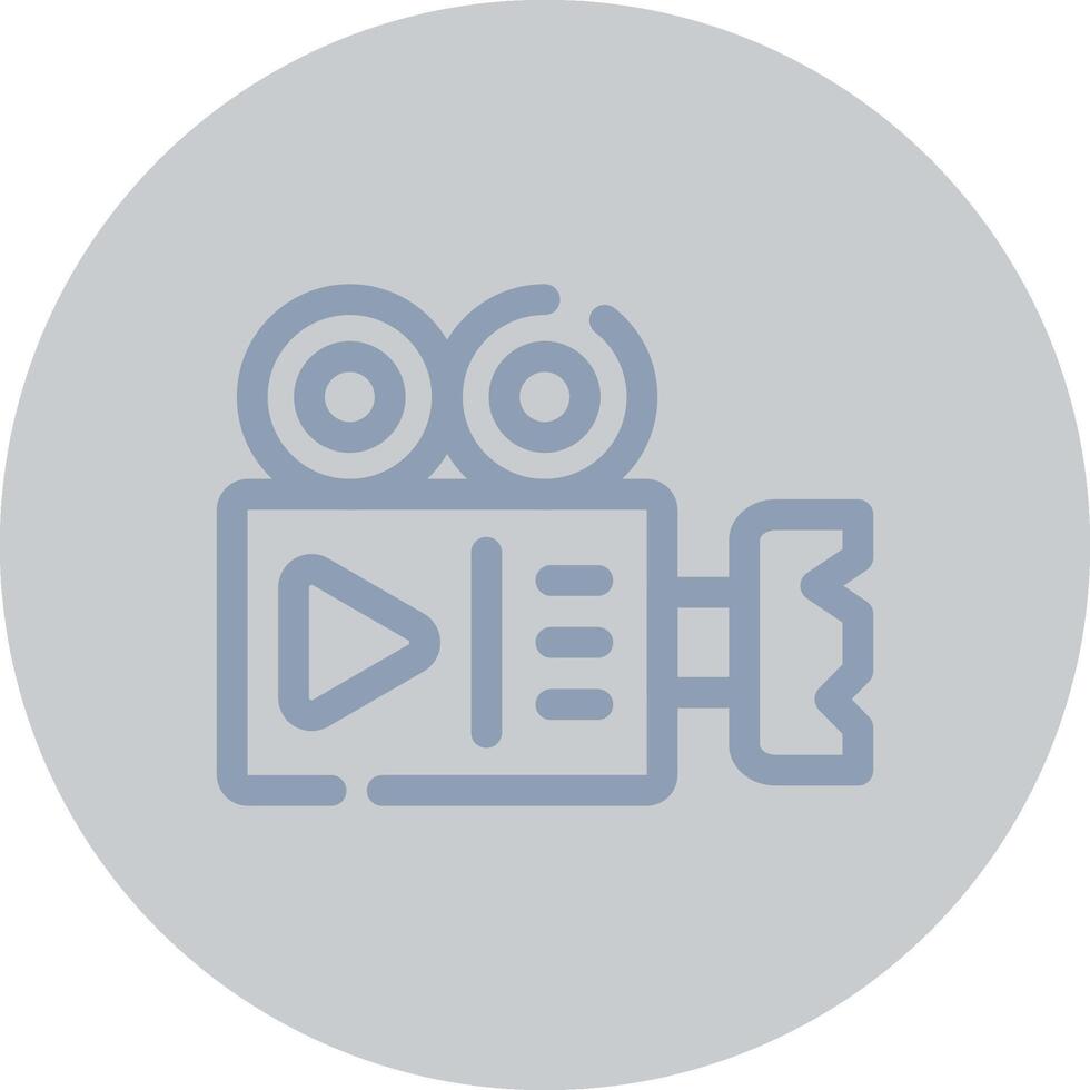 Video Camera Creative Icon Design vector