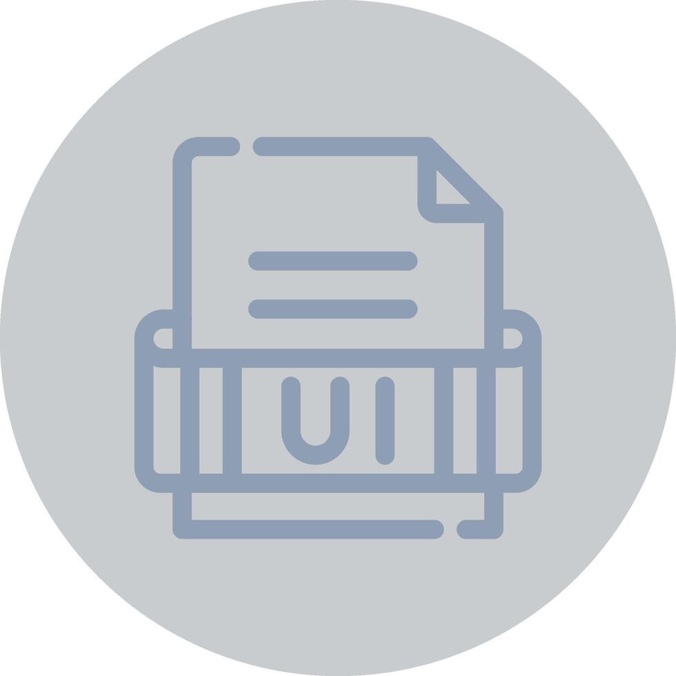 Ui Format Creative Icon Design vector