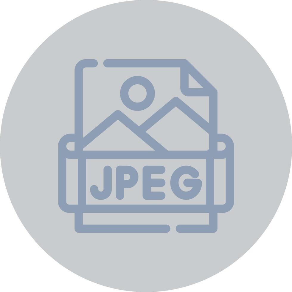 Jpeg Creative Icon Design vector