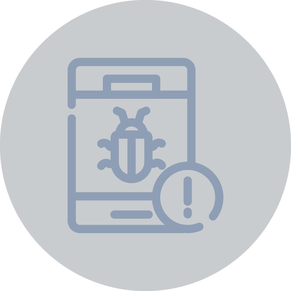 Bug Creative Icon Design vector
