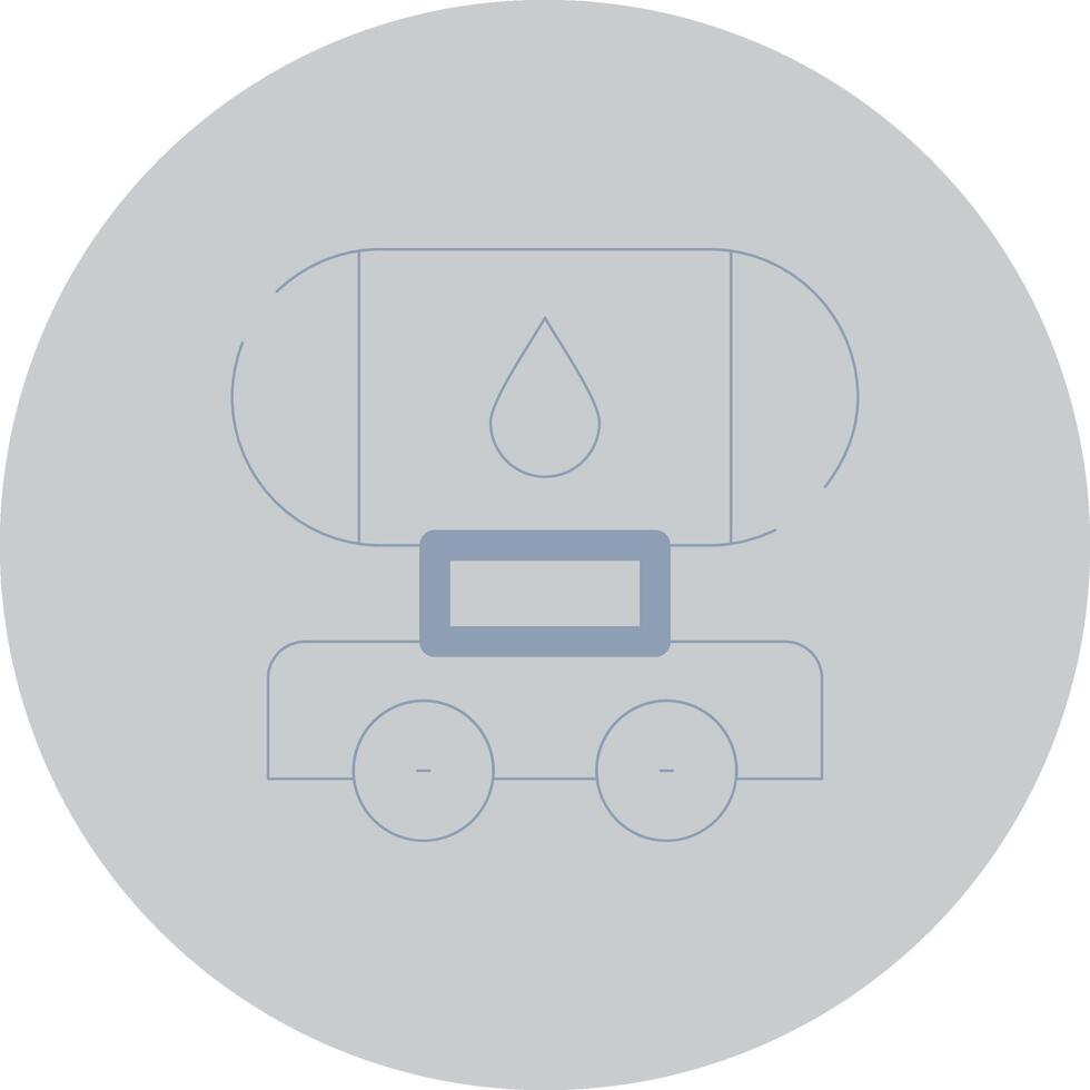 Tanker Creative Icon Design vector