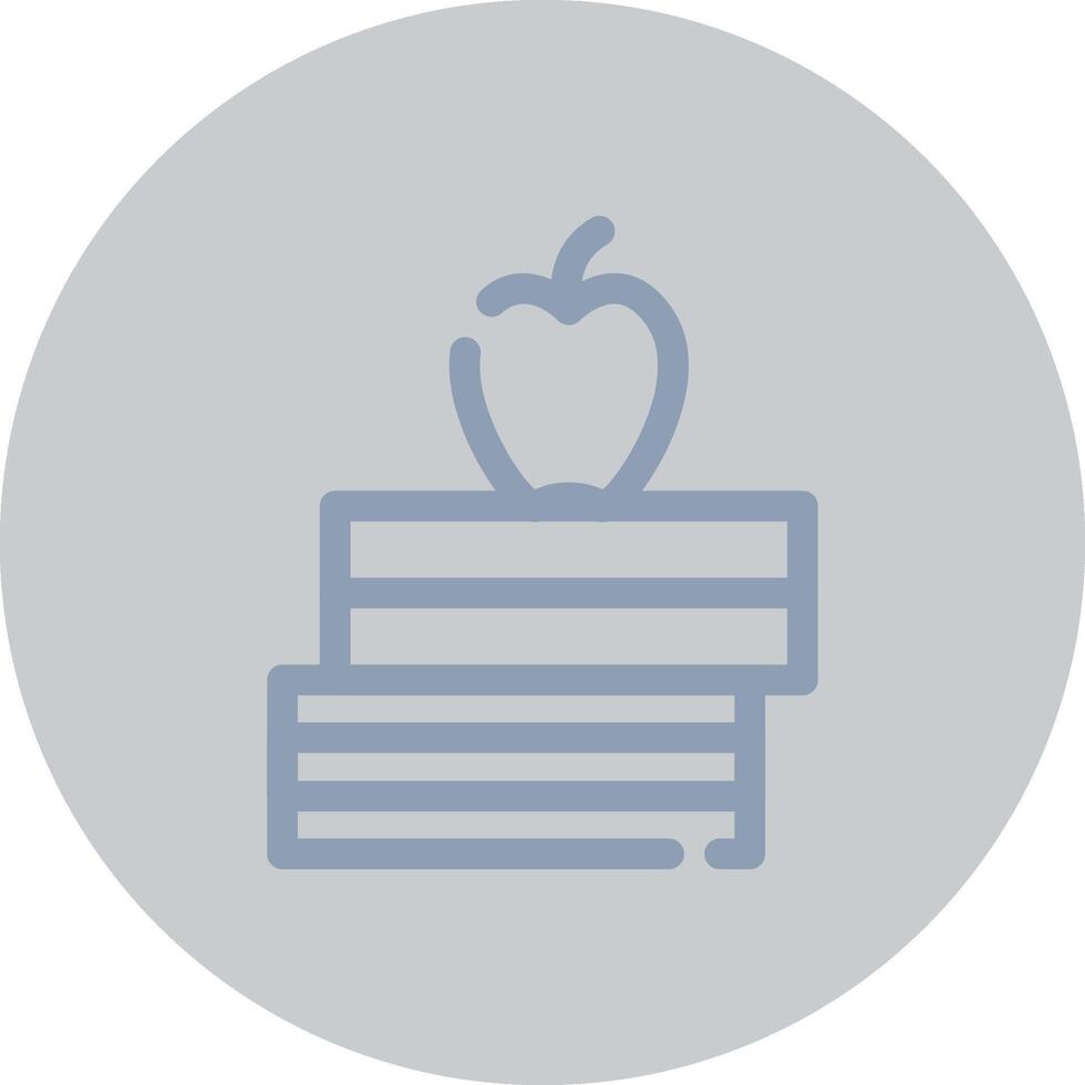 Stack Of Books Creative Icon Design vector