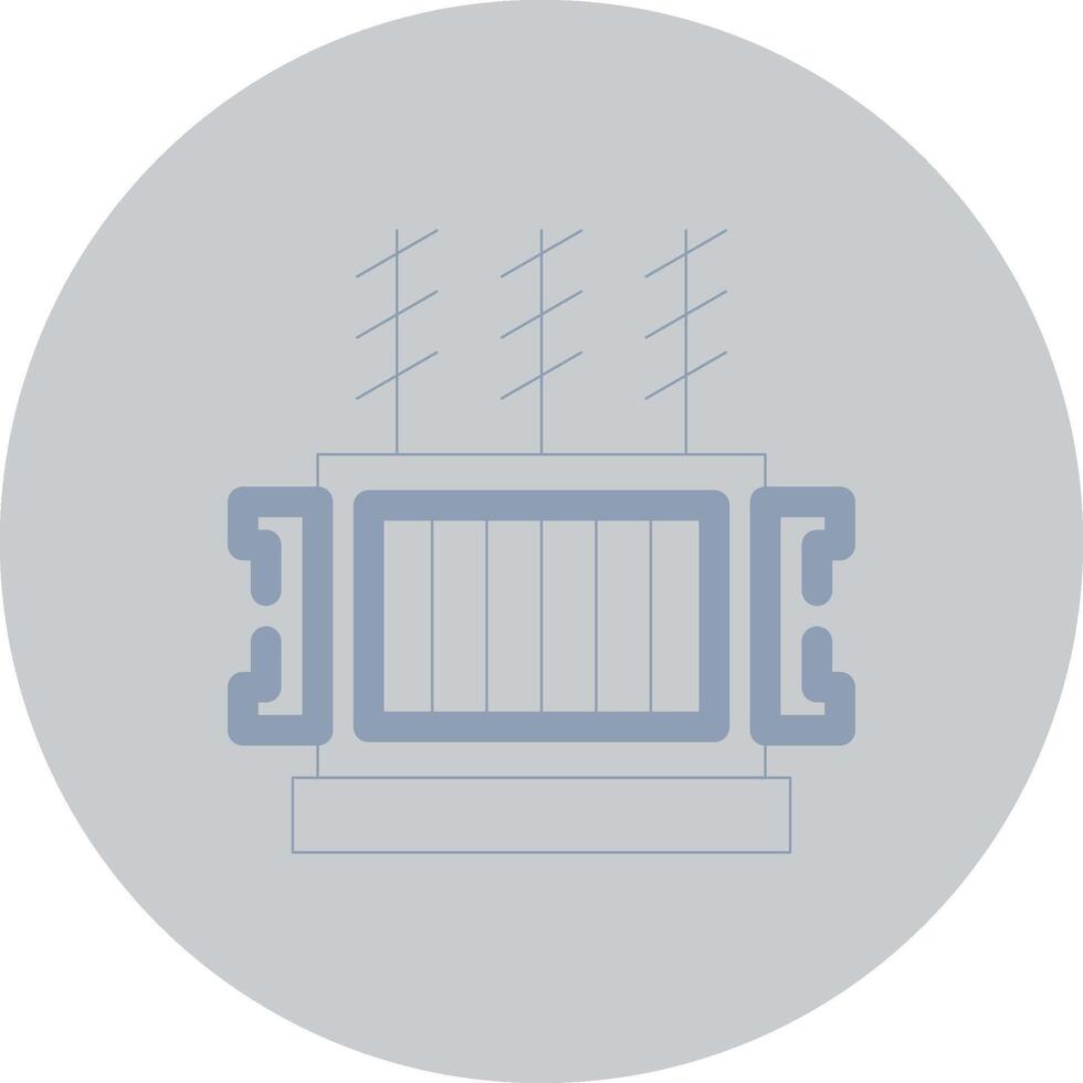 Power Transformer Creative Icon Design vector