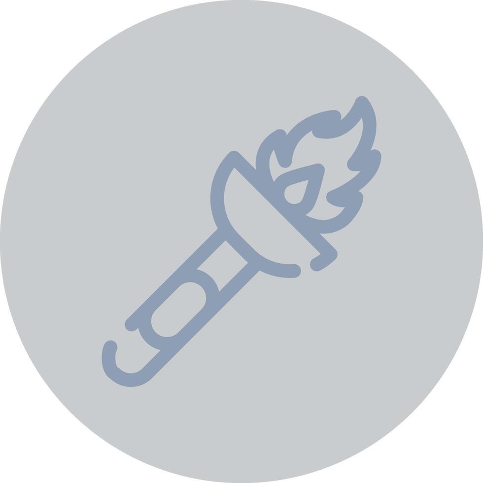 Torch Creative Icon Design vector