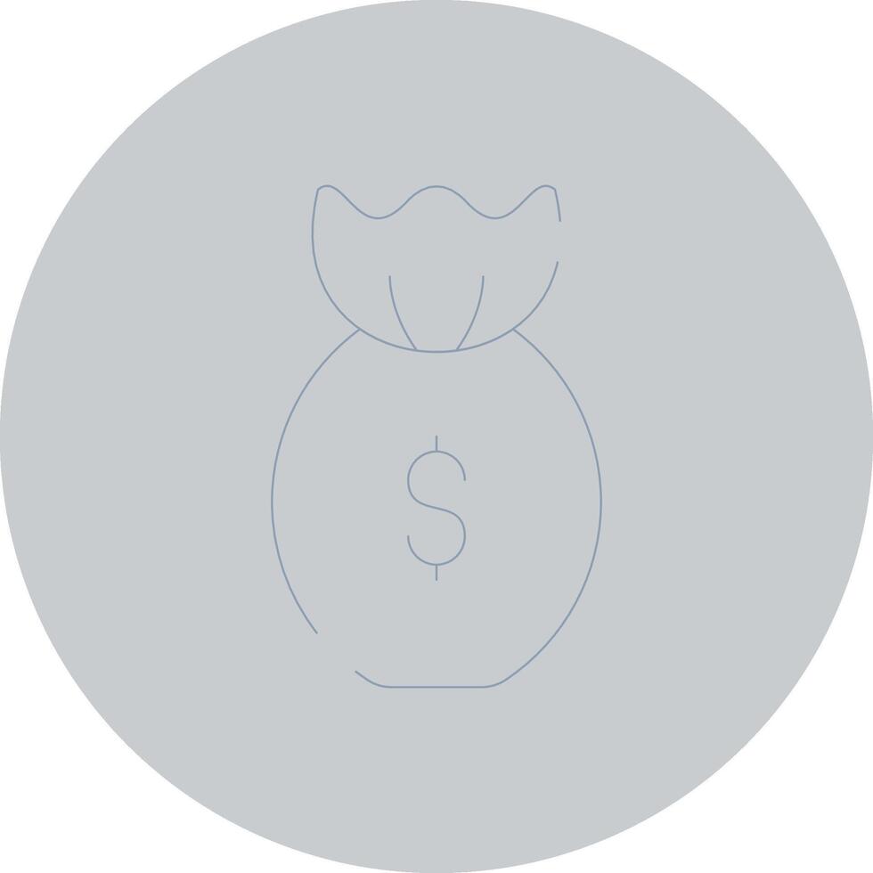 Money Bag Creative Icon Design vector