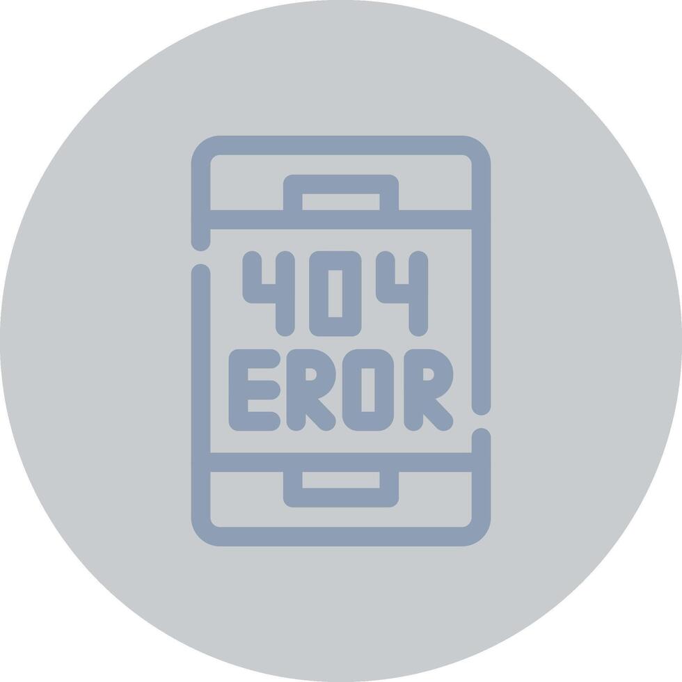 Error Creative Icon Design vector