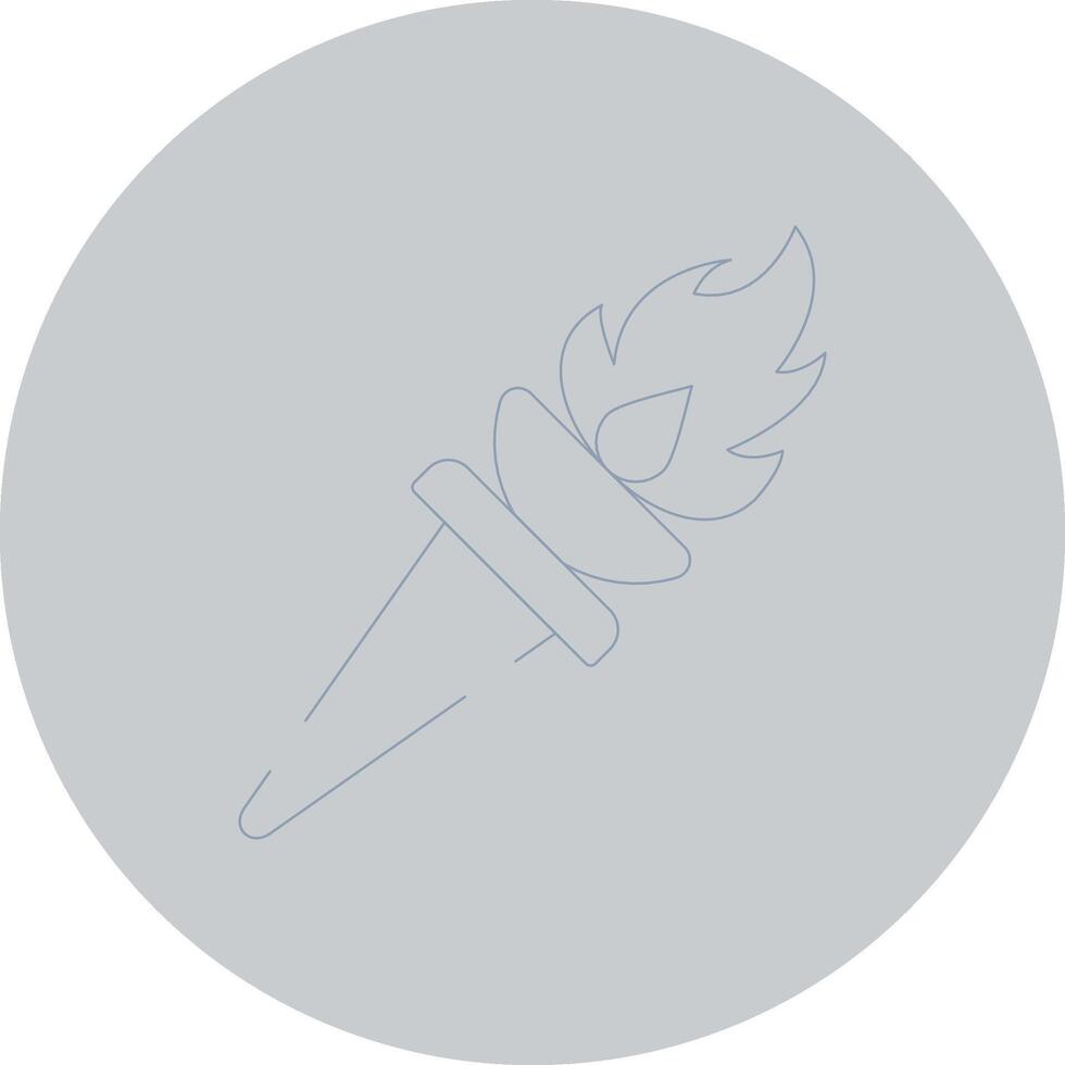 Torch Creative Icon Design vector