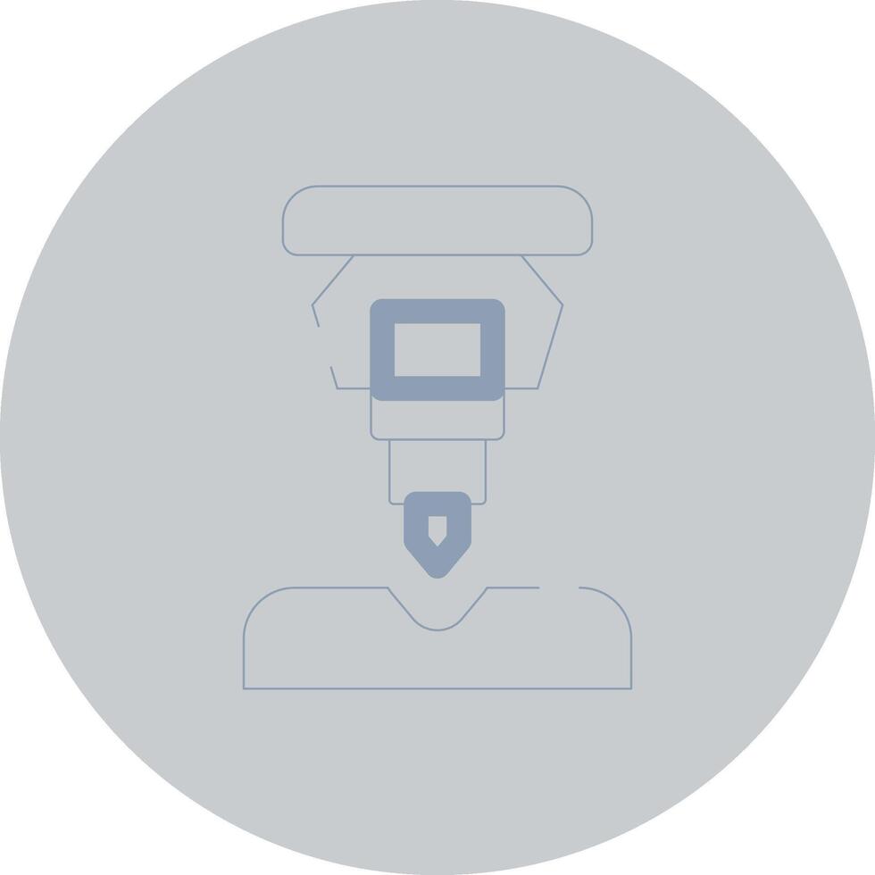 Drilling Machine Creative Icon Design vector