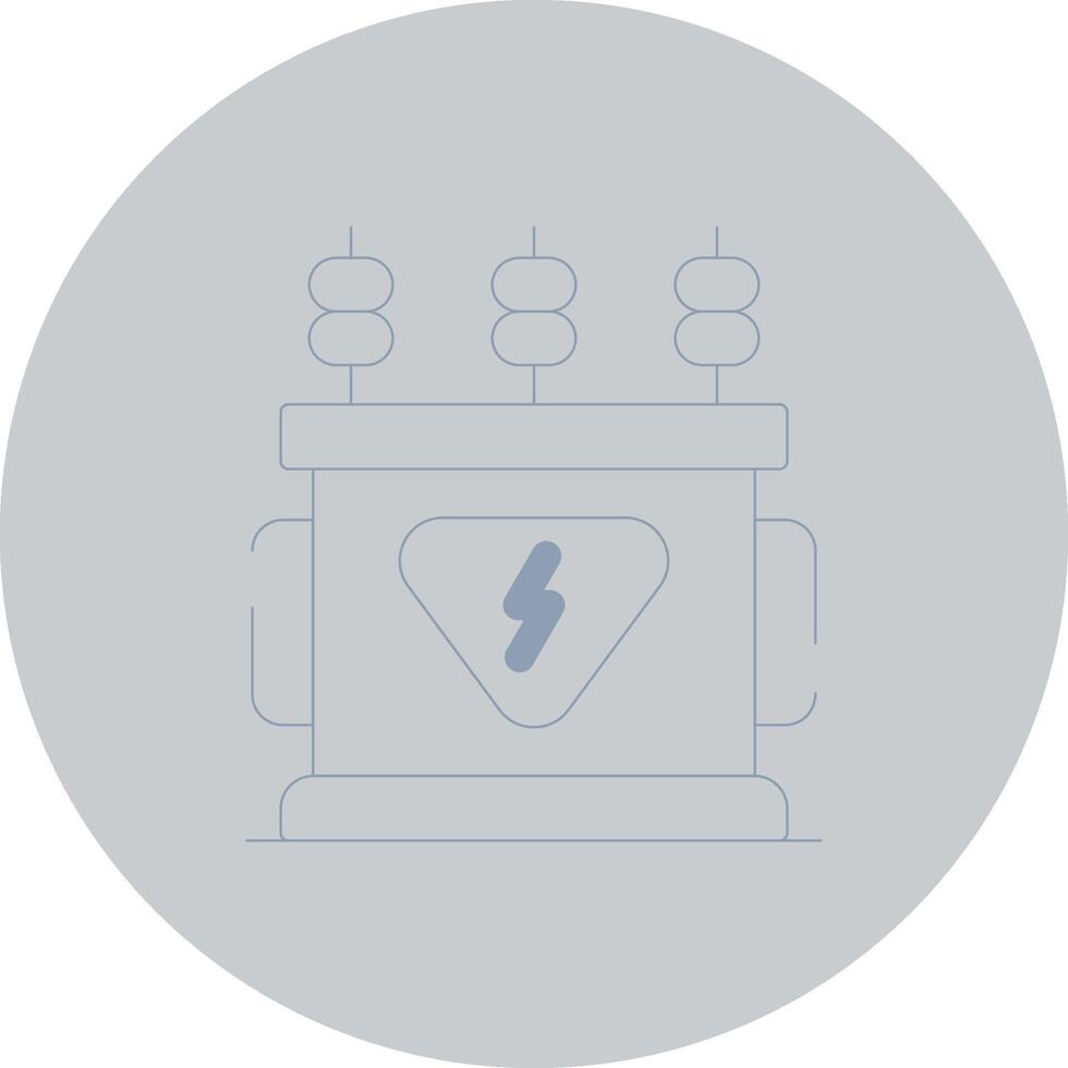Power Transformer Creative Icon Design vector