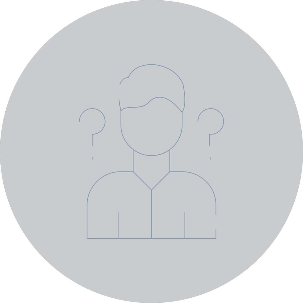 Uncertainty Creative Icon Design vector