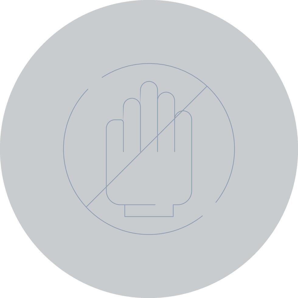 Restriction Creative Icon Design vector