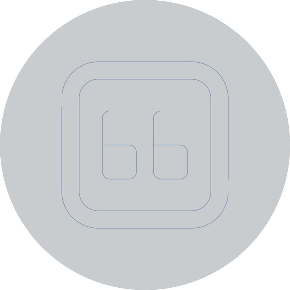 Quotation Creative Icon Design vector